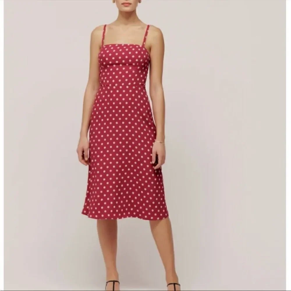 Reformation Afternoon Campari Dress